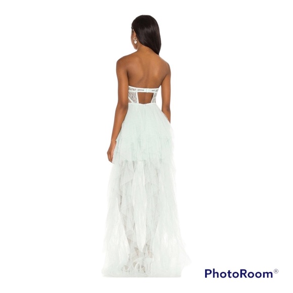 NWT For Love & Lemons Corset Bustier Hi Lo Gown - Picture 6 of 7